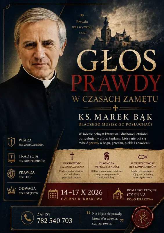 Spowiedź generalna z ks. Markiem Bąkiem – „Głos Prawdy w Czasach Zamętu